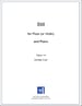 Still for Flute (Violin) and Piano
